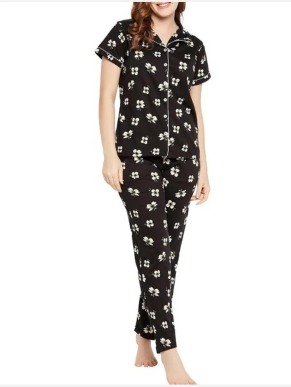 Kate Spade Black Bow Pajama Set Size Medium